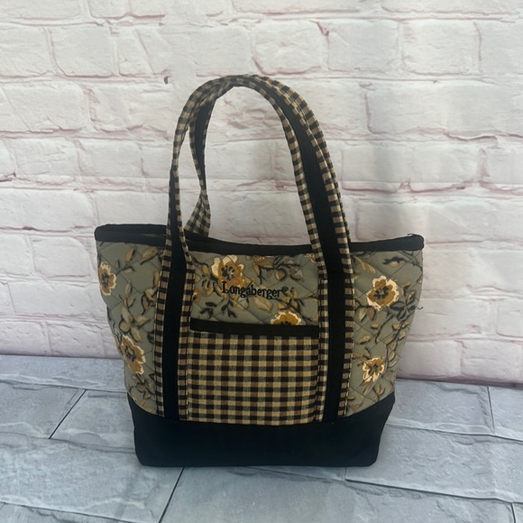 Longaberger Handbags - Longaberger mini floral bag